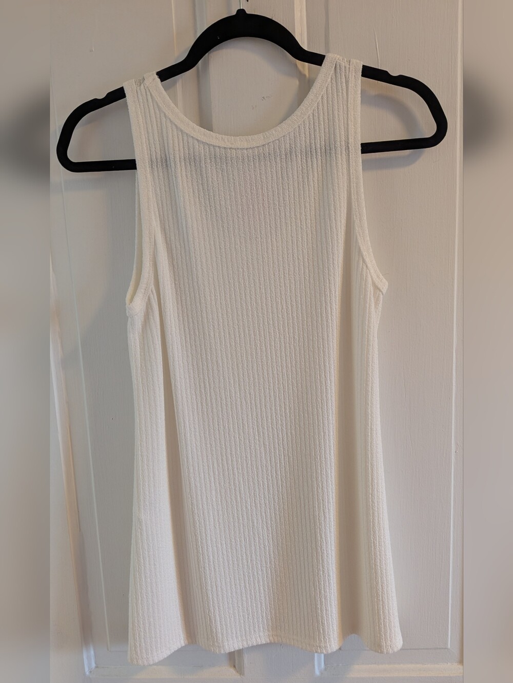 Blumin Apparel Off White Ribbed Tank Top NWT - Picture 2 of 4